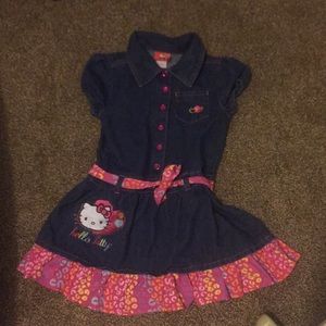 Kids Hello Kitty Jean Dress